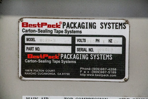 BestPack RQ Series Random Quad Drive Carton Sealers