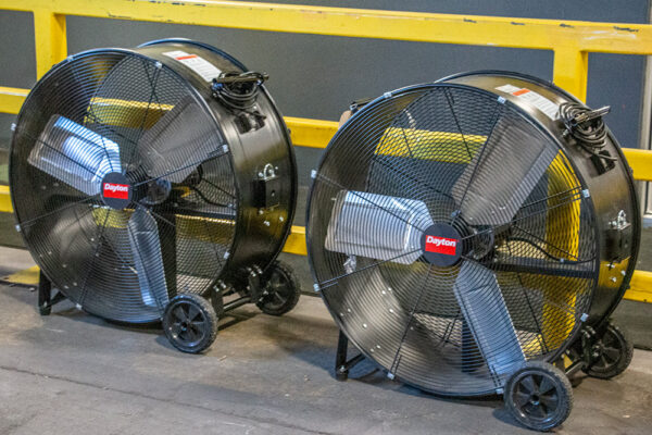 Used Dayton 30" Industrial Barrel Fans
