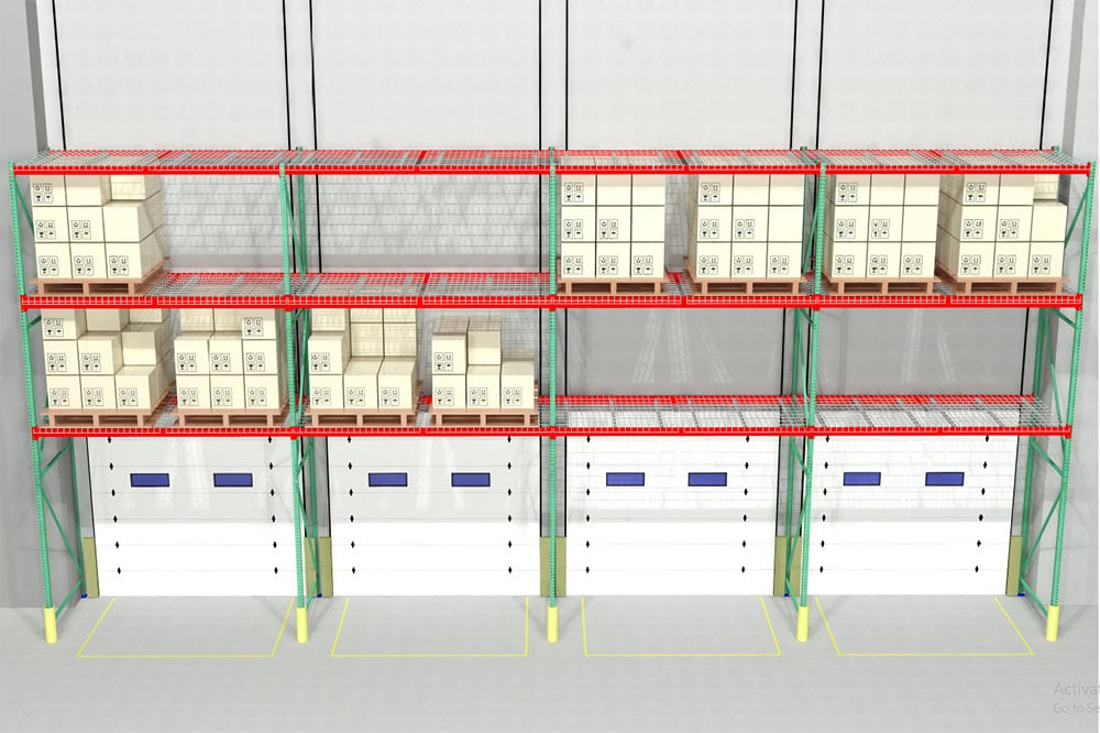 Over Dock Door Rack