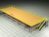 Used Flat Top Pallet Rack Mezzanine