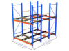 Used 3 Deep Structural Push Back Racking For Sale