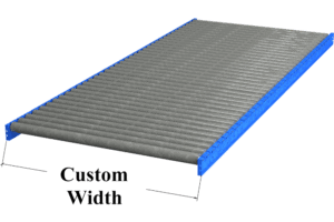 Custom Width Gravity Roller Conveyor