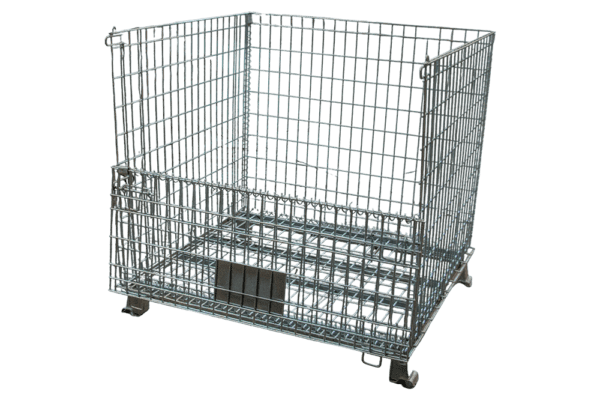 used collapsible wire baskets