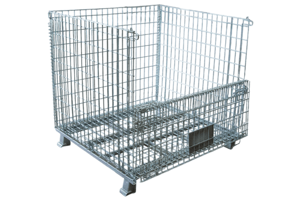 used collapsible wire basket