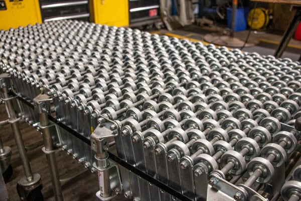 Nestaflex Flexible Skate Wheel Conveyor