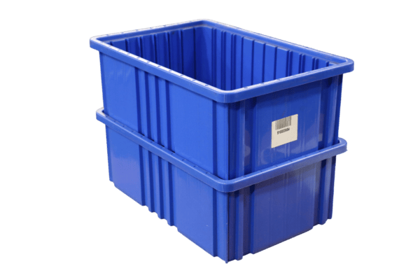 Used Stackable Plastic Bins - 16" W x 10" L x 6" H