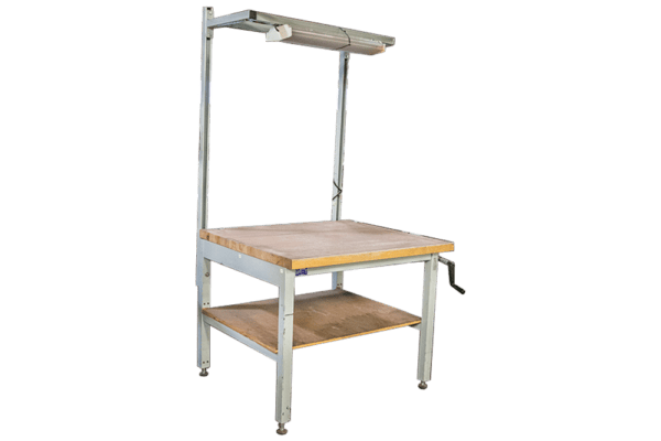 Used Phoenix Adjustable Butcher Block Workbenches