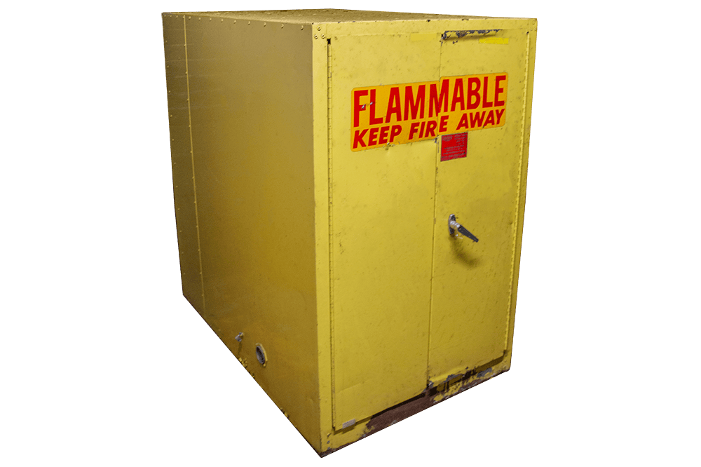 Used Eagle 1928 55 Gallon Fire Resistant Drum Cabinets