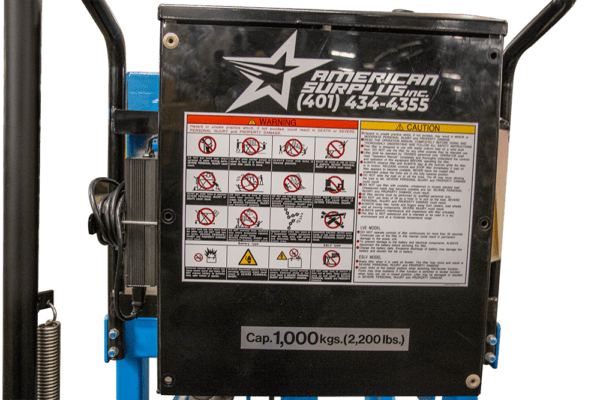 Used Bishamon LV-100WE Electric SkidLifts