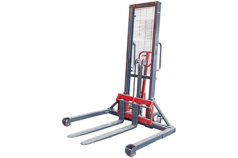Used Pake Straddle Leg Manual Stacker
