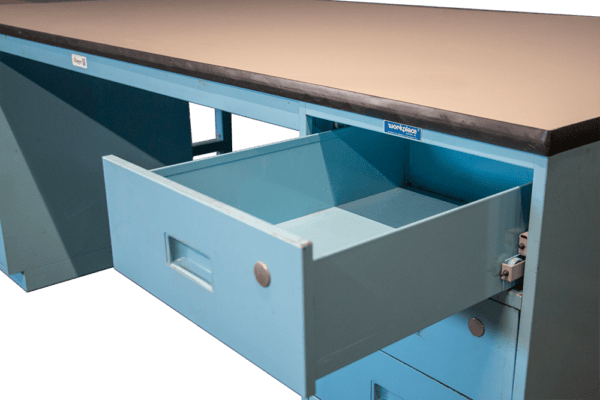 Used 10 Drawer Industrial Workbench for Sale