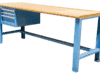 Used Lista Butcher Block Industrial Workbench For Sale