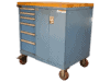 Used Lista MP/NW Series Mobile Parts Cabinets
