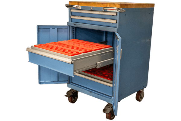 Used Lista MP/NW Series Mobile Parts Cabinets For Sale