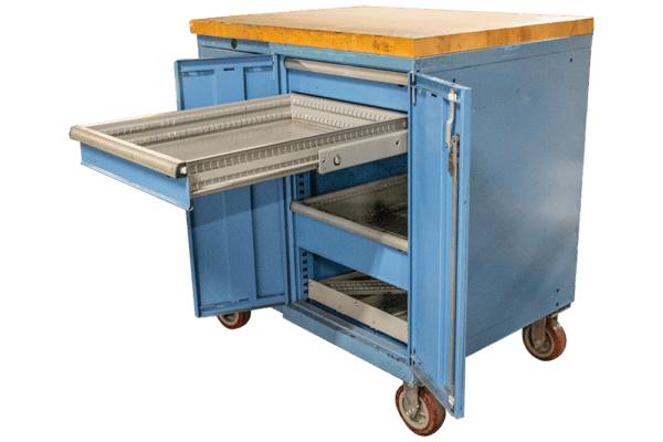 Used Lista MP/NW Series Mobile Parts Cabinets For Sale