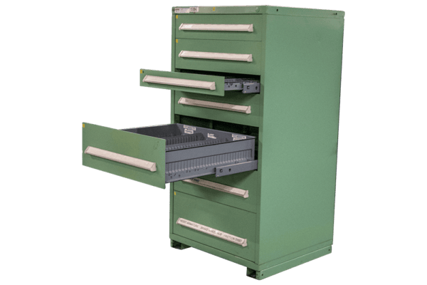 Used 7 Drawer Stanley Vidmar Cabinets For Sale