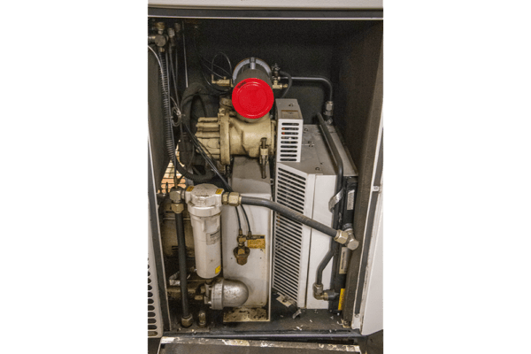 Used Ingersoll-Rand EP15SE Rotary Screw Air Compressor Interior