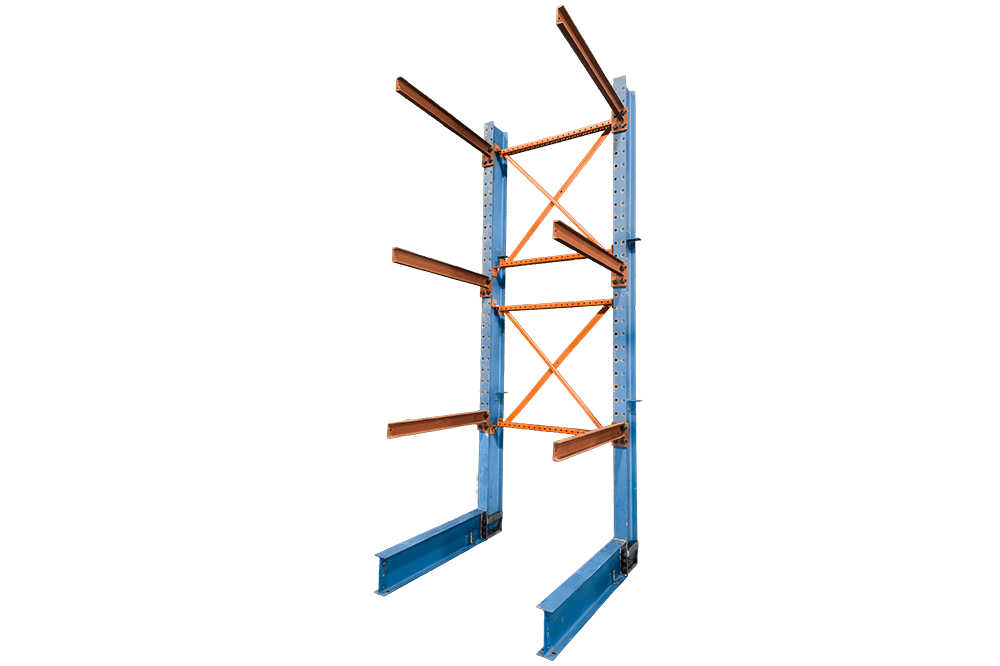Used Regular Duty I-Beam Style Cantilever Rack For Sale at American Surplus