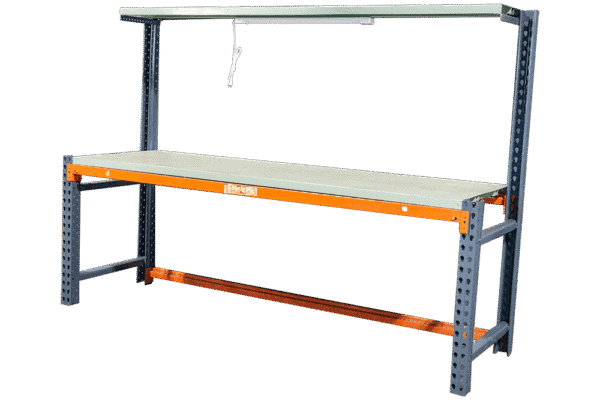 Used ASI Steel Top Pallet Rack Workbenches
