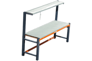Used ASI Steel Top Pallet Rack Workbenches