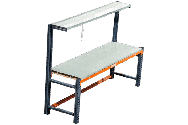 Used ASI Steel Top Pallet Rack Workbenches