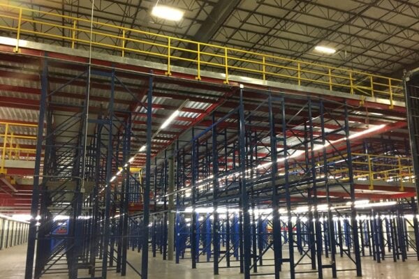 Used Flat Top Pallet Rack Mezzanine