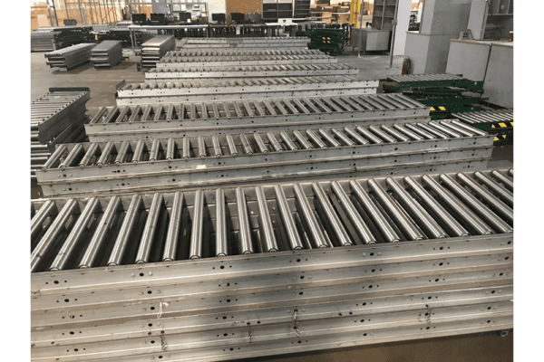 Used 18" Wide Gravity Roller Conveyor by Hytrol