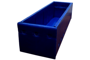 Used Blue Corrugated Bins (Narrow)