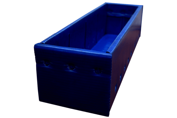 Used Blue Corrugated Bins (Narrow)