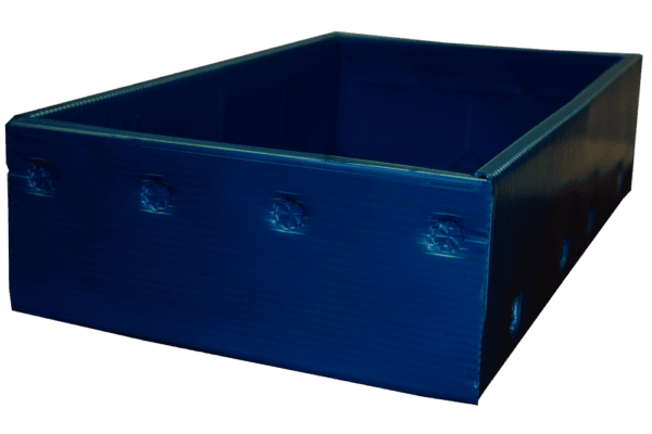 Used Blue Corrugated Bins (Wide)