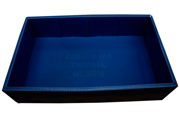 Used Blue Corrugated Bins (Wide)