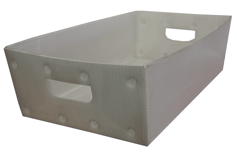 Used White Flexcon Corrugated Bins