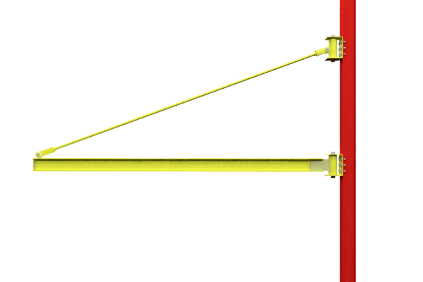 Used Overbrace Tie-Rod Style Jib Cranes For Sale