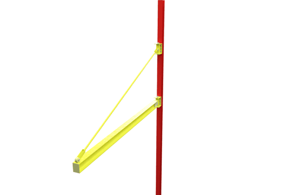Used Overbrace Tie-Rod Style Jib Cranes For Sale