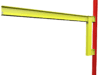 Used Underbraced Bolt-On Style Jib Crane For Salee