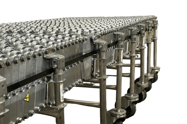 Nestaflex Flexible Skate Wheel Conveyor