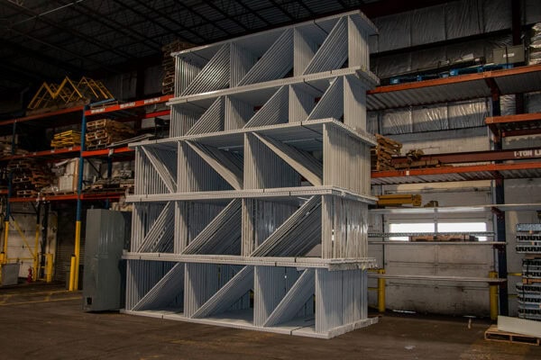 Used Teardrop Pallet Rack