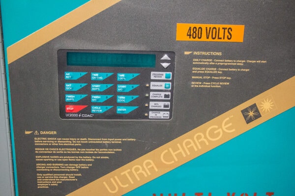 Used Prestolite 1050T3 Multi-Volt Ultra Charger Control Panel