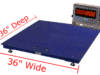 Prime Scales GIE Floor Scales 36" x 36"