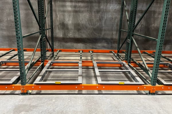 Used Teardrop Push Back Rack - Image 3