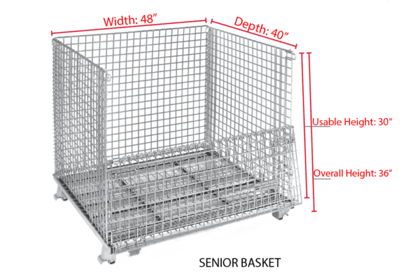 Senior WorldTainer Wire Baskets