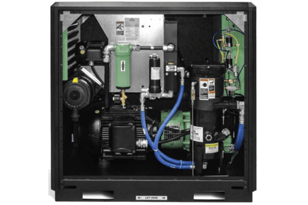 Used Sullair 2209VA Rotary Screw Air Compressors Interior