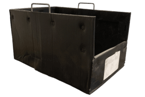 Used Corrugated Plastic Bins With Handles for Sale