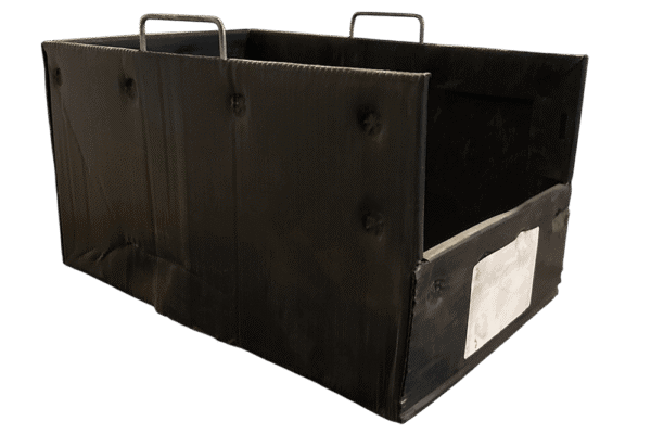 Used Corrugated Plastic Bins With Handles for Sale