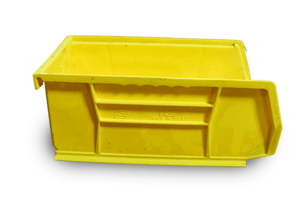 Used Quantum Hanging Bins For Louvered Panel - 7 3/8" L x 4 1/8" W x 2 3/4" D