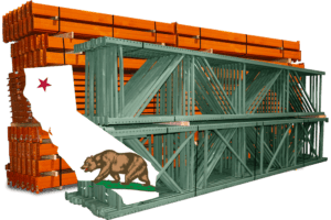 Teardrop Pallet Rack Shipping Out of California