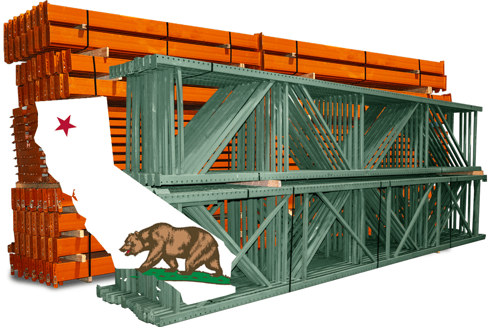 Teardrop Pallet Rack Shipping Out of California