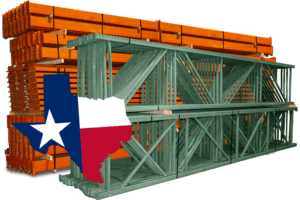 Teardrop Pallet Rack Shipping Out of California