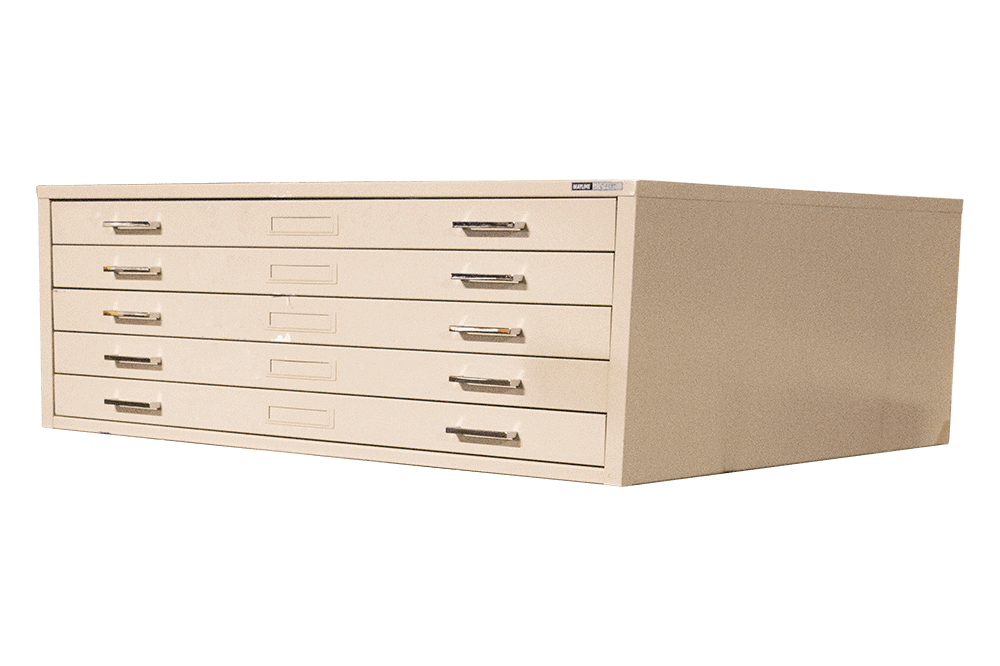 Used Mayline C-File 5-Drawer Flat File Cabinets