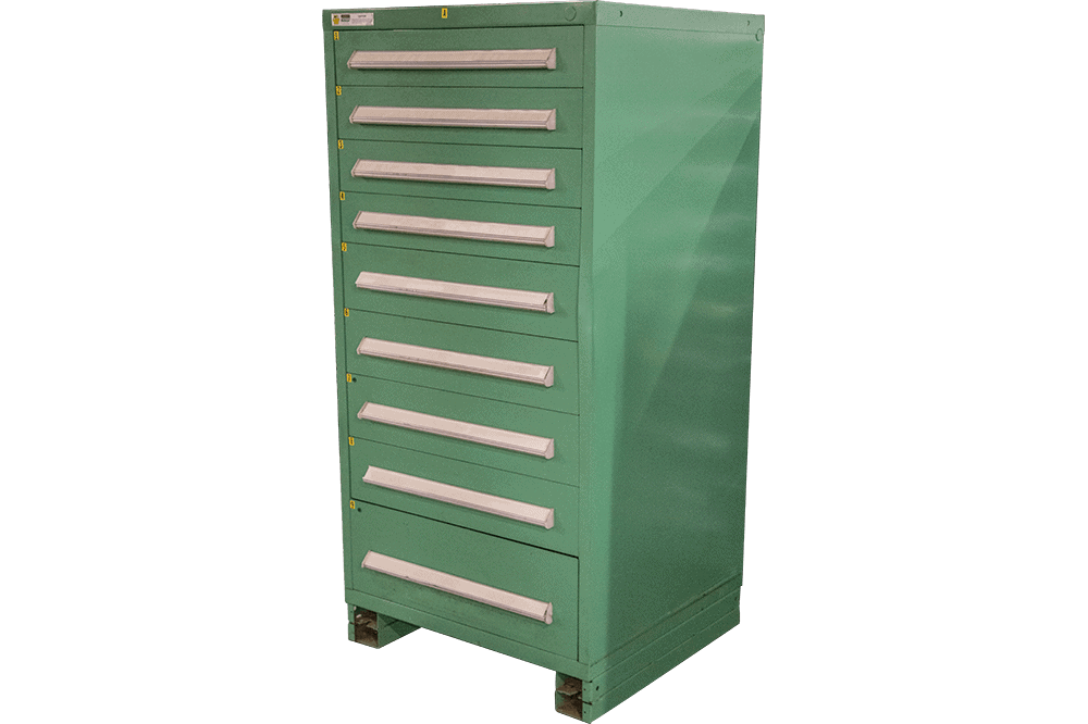 Used 9 Drawer Stanley Vidmar Cabinets For Sale